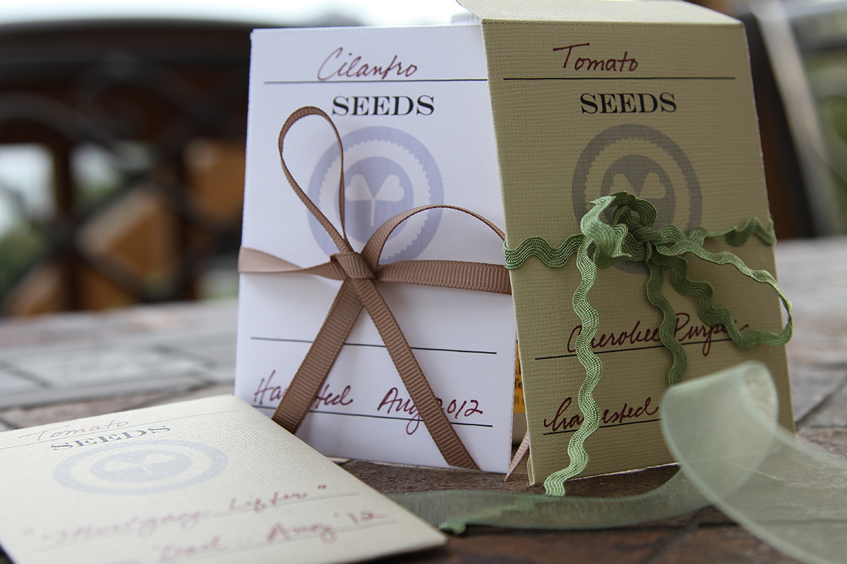 seed packet templates clover and thyme